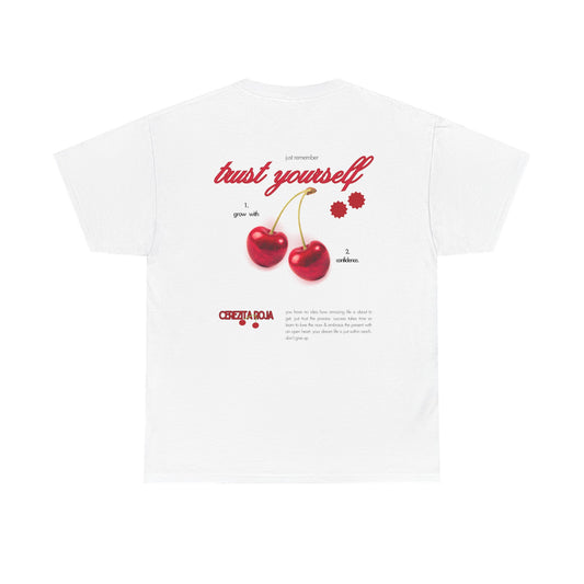 𖤓‧₊˚ ⋅* ‧₊Trust Yourself Cherry Tee 🍒 ‧₊˚ ⋅* ‧₊𖤓